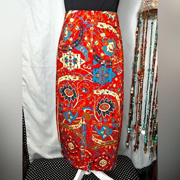NWT Gretchen Scott Jersey Pencil Skirt - Magic Carpet - Picture 8 of 10